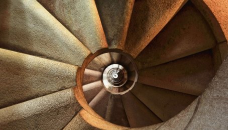 escalier spirale cercle sans fin